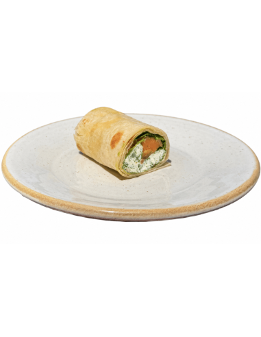 Mini Wrap de Salmón y queso crema de...