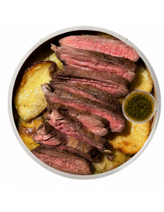 Entraña con Salsa Criolla...