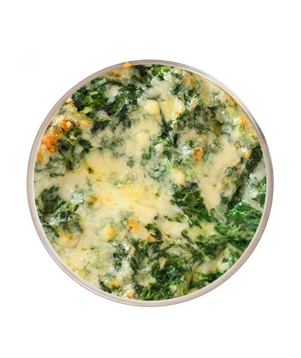 Spinach with cream and cheese