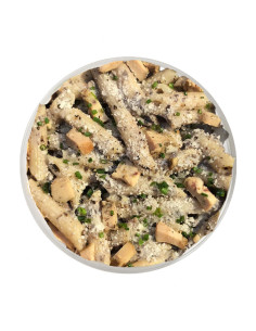 Penne con Salsa de Setas &...