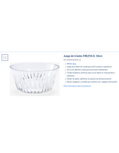 Bowls cristal pequeños