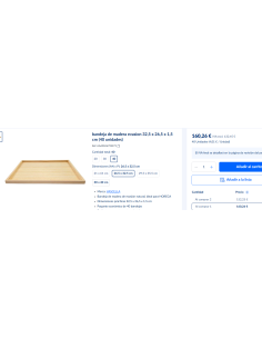 Bandeja Osvit Ikea (25 x 33)