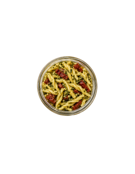 Trofie al Pesto amb Tomàquet Sec