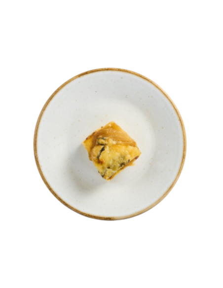 Troç de Focaccia de Gorgonzola i Ceba