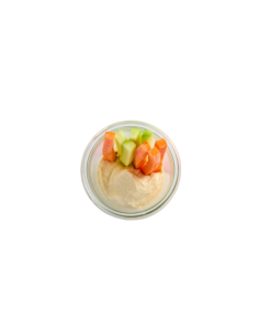 Shot Hummus amb Crudités