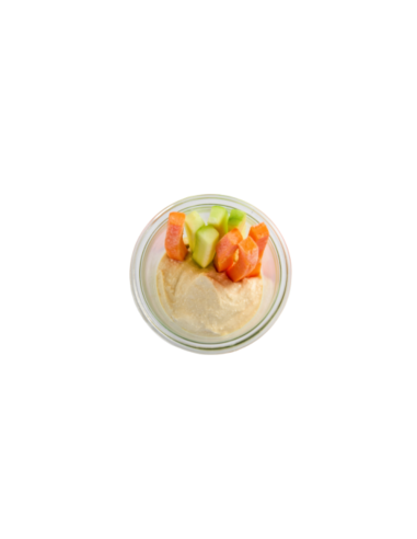 Shot Hummus amb Crudités