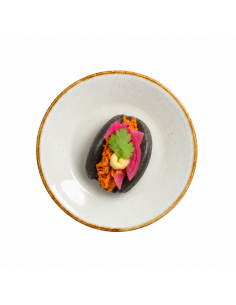 Small Black Pulled Pork Bao