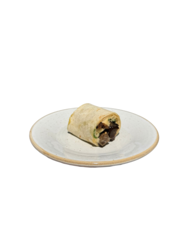 Mini Wrap de Berenjena con Hummus y...