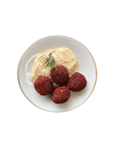 Falafel de Remolacha con Hummus