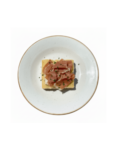 Trozo de Focaccia de Jamón Serrano y...