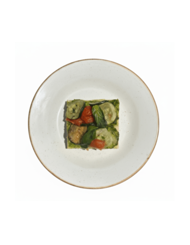 Troç de Focaccia de Pesto Vegà,...